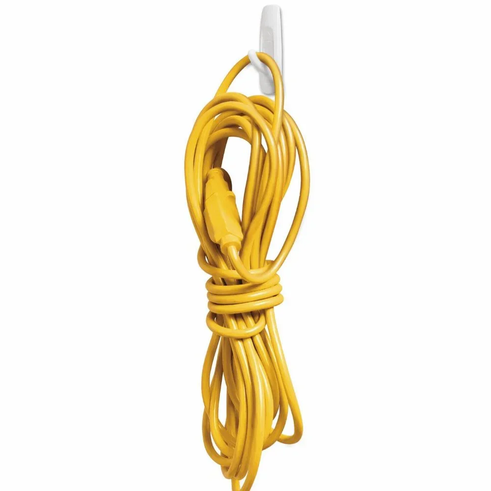 Command General Purpose Hooks Medium 3 lb Cap White 2 Hooks and 4 Strips/Pack - Picture 5 of 7